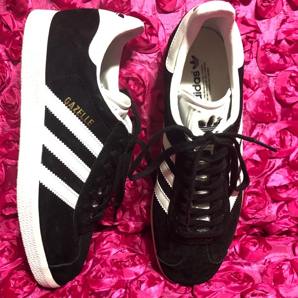 adidas Shoes - adidas-Gazelle Shoes-Women's-Core Black